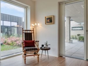 K2 Huset inspiration til moderne stue og terrasse