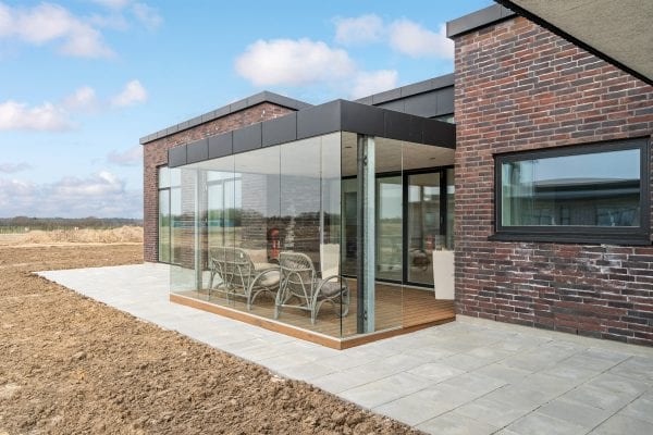 K2 Huset bygger Arkitec - facade og glasparti